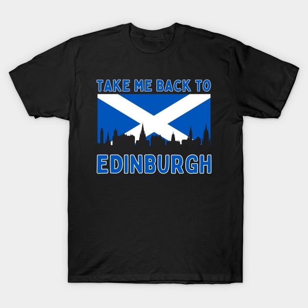 Edinburgh T-Shirt by footballomatic